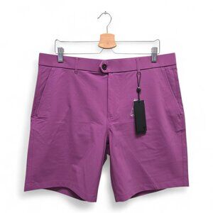 Greyson Men's Montauk Performance Solid Golf Shorts Size 36 Purple NWT